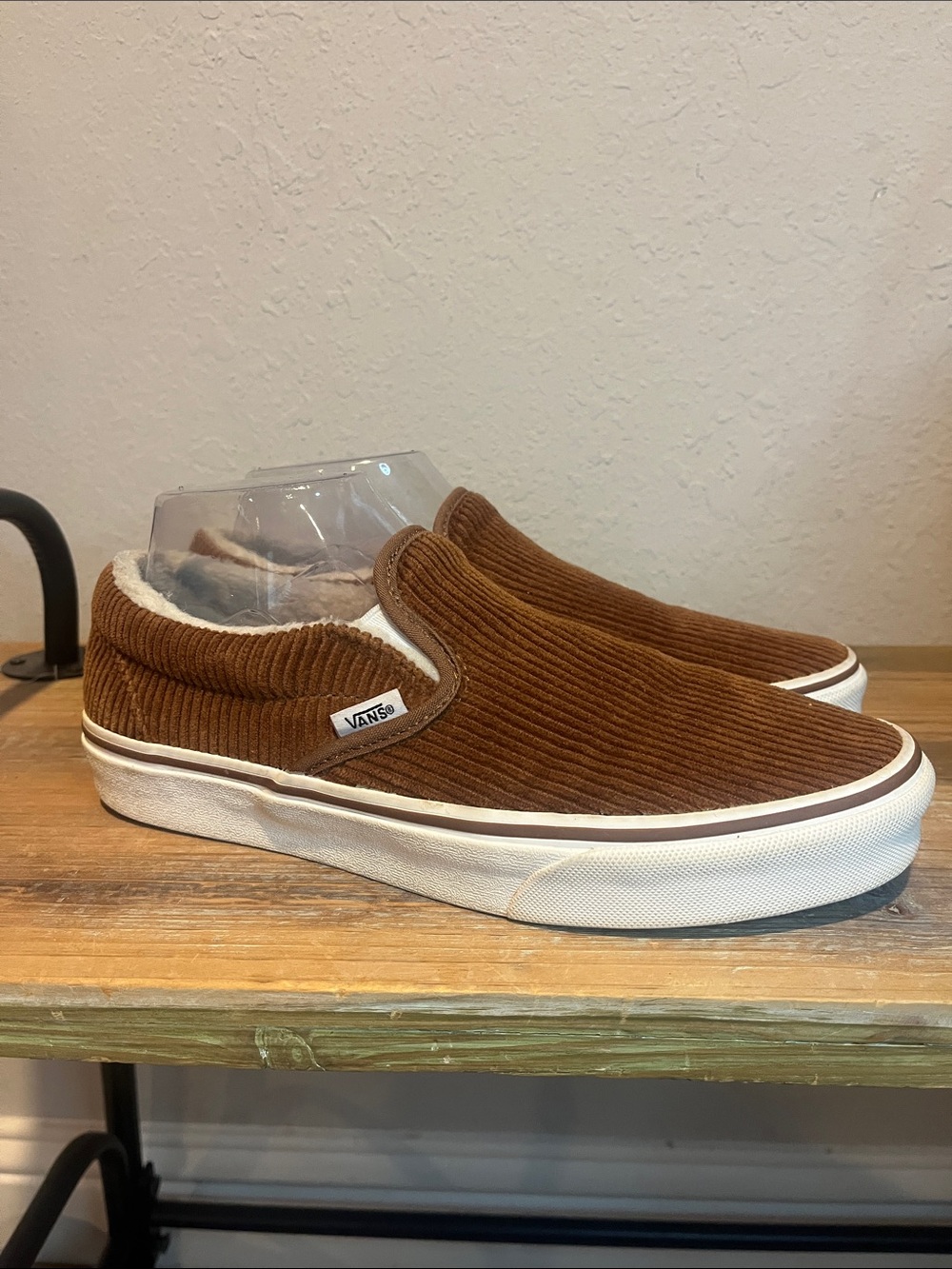 Vans x Madewell Corduroy Slip-On Sneakers in Brown size Women’s 9
